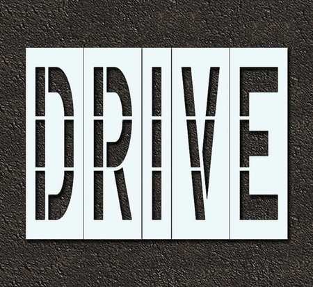 Pavement Stencil,drive,48 In (1 Units In