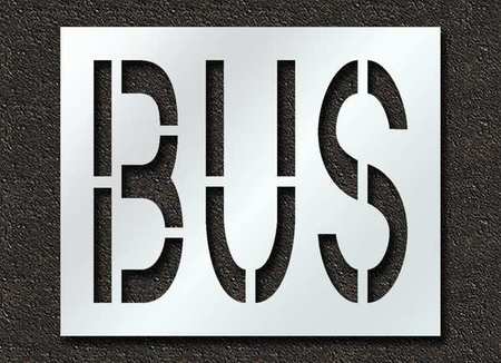 Pavement Stencil,bus,24 In (1 Units In E