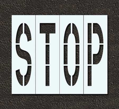 Pavement Stencil,stop,96 In (1 Units In