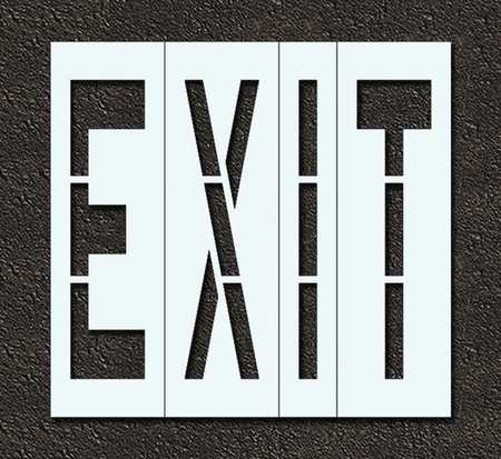 Pavement Stencil,exit,96 In (1 Units In