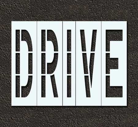 Pavement Stencil,drive,96 In (1 Units In