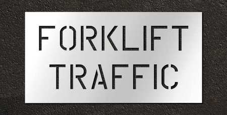 Stencil,fork Lift Traffic Area,15 In (1