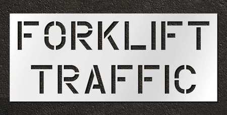 Stencil,fork Lift Traffic Area,30 In (1