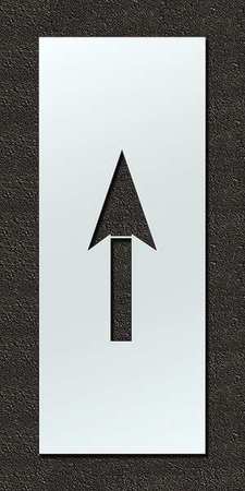 Airport Pavement Stencil,arrow,60 In (1