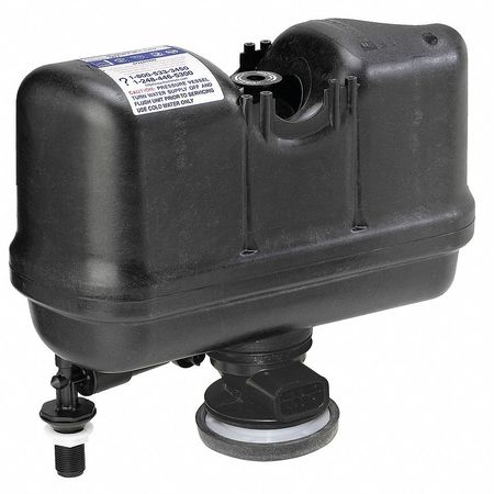 Pressure Assist Flushing System,1.6gpf (