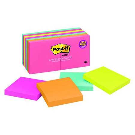 Sticky Notes,3x3 In.,capetown,pk14 (1 Un