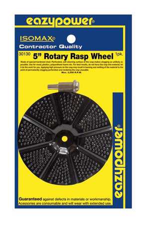 Rotary Rasp Wheel,5 In.,1 Pcs. (1 Units