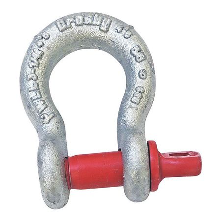 Anchor Shackle,carbon Steel,27,000 Lb. (