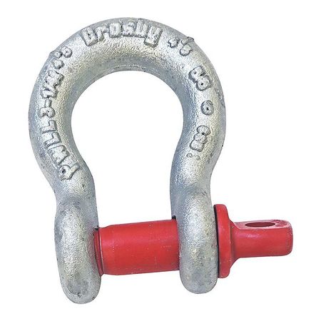 Anchor Shackle,carbon Steel,34,000 Lb. (