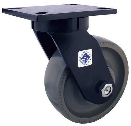 Kingpinless Swivel Plate Caster,2000 Lb.