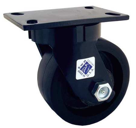 Kingpinless Swivel Plate Caster,2500 Lb.