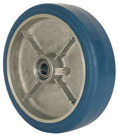 Caster Wheel,rubber,6 In. Dia.,820 Lb. (