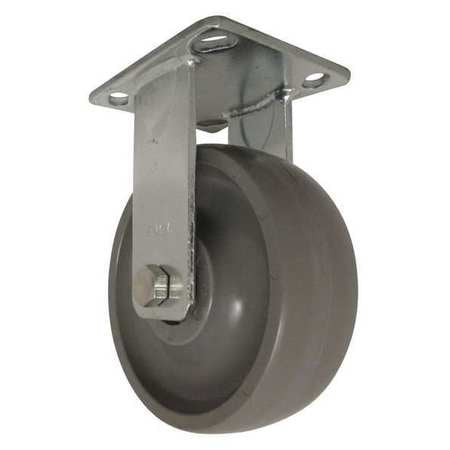 Rigid Plate Caster,nylon,6 In.,1500 Lb.