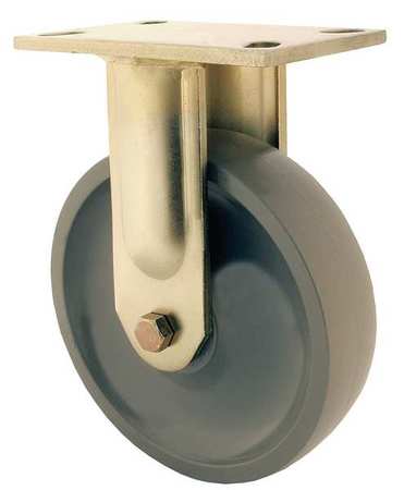 Rigid Plate Caster,nylon,8 In.,1800 Lb.