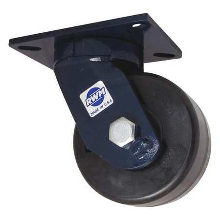 Kingpinless Swivel Plate Caster,3000 Lb.