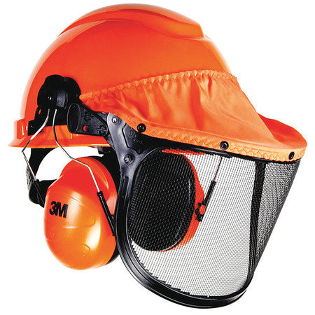 Hrd Hat,pinlock Susp,mesh Visor,ear Muff