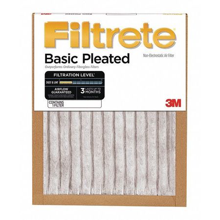 Filtrete Basic Pleated Air Fltr Fba,pk6