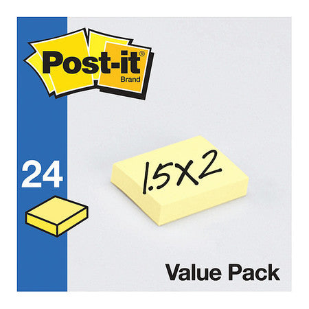 Post-itnotes 653-24vadb,1.5"x2"can,pk18