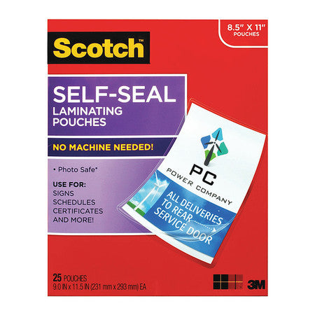 Self-sealing Laminating Pouches,pk12 (1