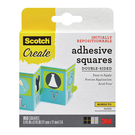 Adhesive Squares 009-850-cft,pk36 (1 Uni