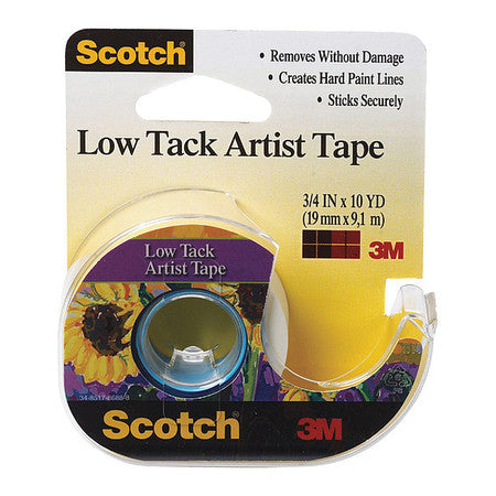 Artist Tape Fa2020,3/4"x10ydlow Tac,pk24