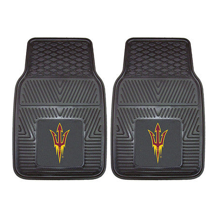 Vinyl Car Mat,arizona State,17"x27",pk2