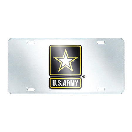 Army License Plate Inlaid,6"x12" (1 Unit