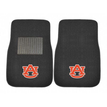 Auburn Embroidered Car Mats,18"x27",pk2