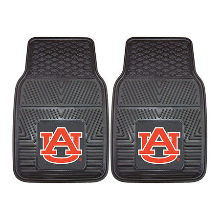 Auburn Vinyl Car Mats,2pc,17"x27",pk2 (1