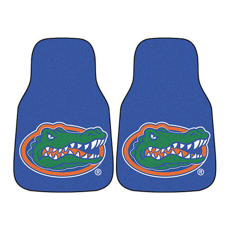 Florida Carpeted Car Mats,2pc,17x27",pk2