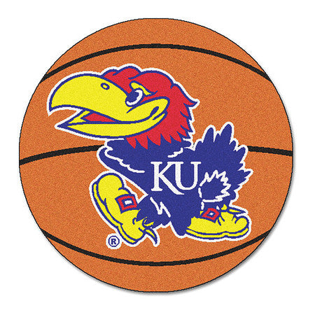 Kansas Basketball Mat,27" Dia. (1 Units