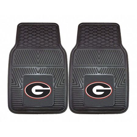 Georgia Vinyl Car Mats,2pc,17"x27",pk2 (