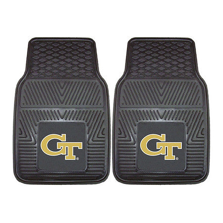 Georgia Tech Vinyl Car Mats,17"x27",pk2