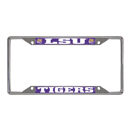 Lsu License Plate Frame,6.25"x12.25" (1