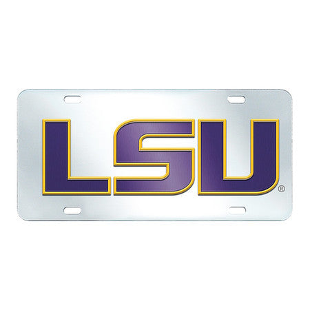 Lsu License Plate Inlaid,6"x12" (1 Units