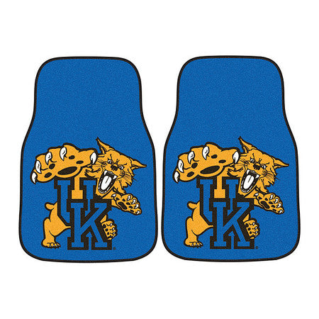 Kentucky Carpeted Car Mats,17"x27",pk2 (