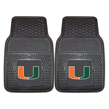 Miami Vinyl Car Mats,2pc,17"x27",pk2 (1