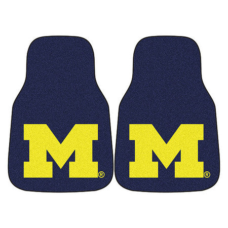 Michigan Carpeted Car Mats,17"x27",pk2 (