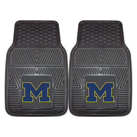 Michigan Vinyl Car Mats,2pc,17"x27",pk2