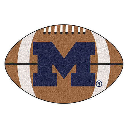 Michigan Football Rug,20.5"x32.5" (1 Uni