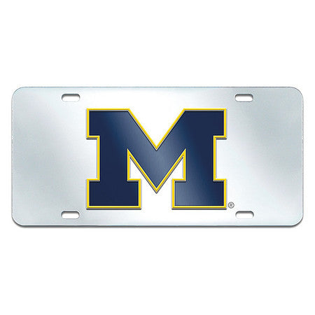 Michigan License Plate Inlaid,6"x12" (1