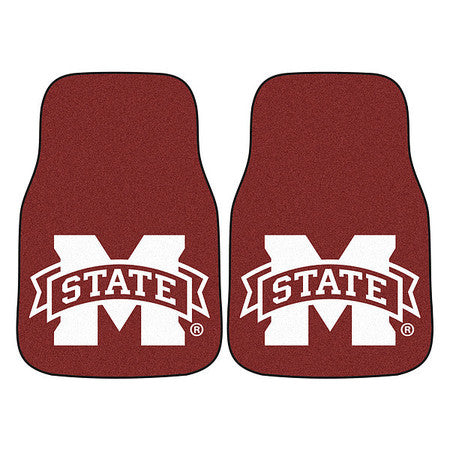 Mississippi State Carpeted Car Mat,pk2 (