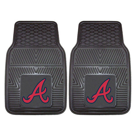 Atlanta Braves Vinyl Car Mats,2pc,pk2 (1