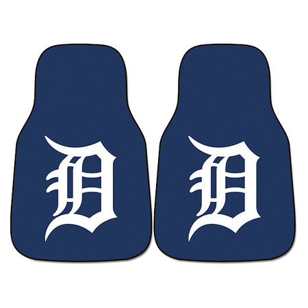 Detroit Tigers Carpeted Car Mats,2pc,pk2