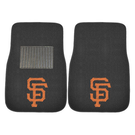 Sf Giants Embroidered Car Mats,2pc,pk2 (