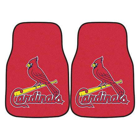 St Louis Cardinals Carpeted Car Mat,pk2