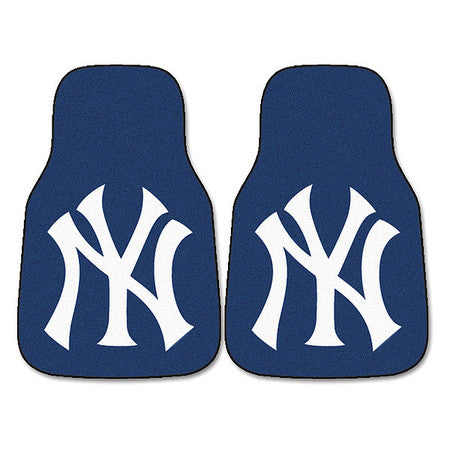 New York Yankees Carpeted Car Mats,pk2 (