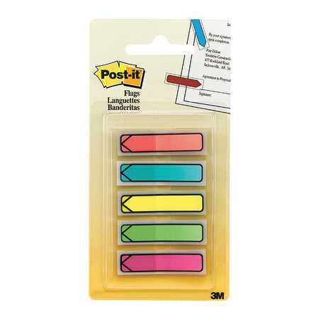 Postitflags 684arr2,.47"x1.7" As,pk24 (1