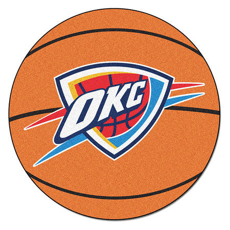 Oklahoma City Thunder Basketball Mat,27"