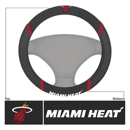 Miami Heat Steering Wheel Cover,15"x15"